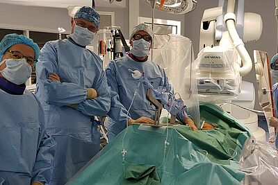 Equipe médico-chirurgicale cardiologique du CHU de Rennes