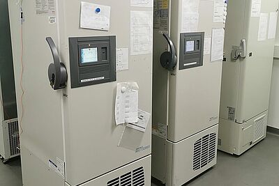 photo centre ressources biologiques - Stockage des échantillons à -80°C