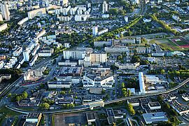 photo - Vue aérienne de l'hôpital Pontchaillou