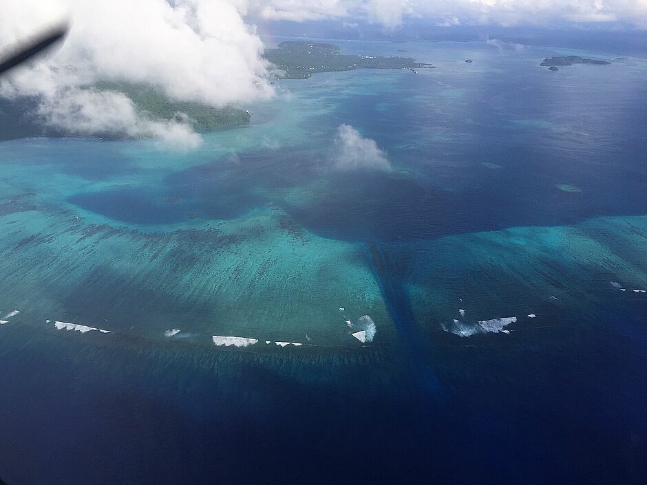 photo aérienne de Wallis et Futuna 