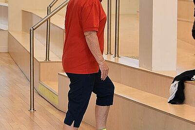 photo - patients faisant du sport au Centre santé et bien être